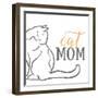 Cat Mom-Elizabeth Medley-Framed Art Print