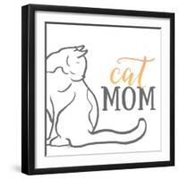 Cat Mom-Elizabeth Medley-Framed Art Print