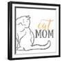 Cat Mom-Elizabeth Medley-Framed Art Print