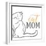 Cat Mom-Elizabeth Medley-Framed Art Print