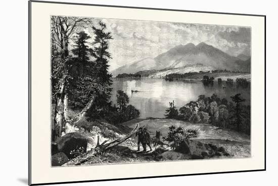 Cat Mountain, Lake George Usa-null-Mounted Giclee Print