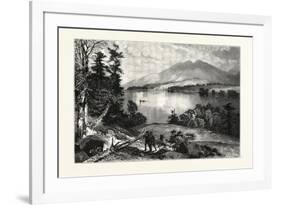 Cat Mountain, Lake George Usa-null-Framed Giclee Print