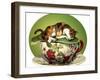 Cat N Cup Calico Sleeping-Atelier Sommerland-Framed Art Print