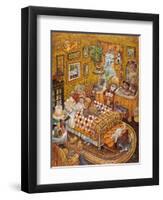 Cat Nap-Bill Bell-Framed Premium Giclee Print