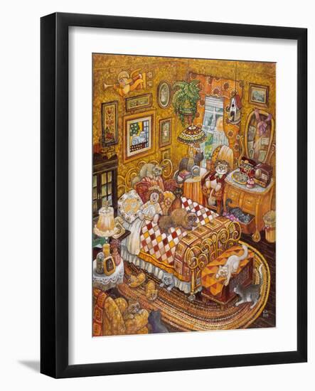 Cat Nap-Bill Bell-Framed Giclee Print