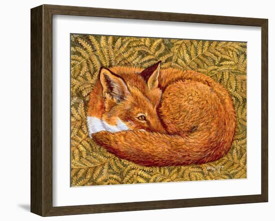 Cat-Napping, 1997-Ditz-Framed Giclee Print