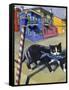 Cat of Burano (Chat de Burano)-Isy Ochoa-Framed Stretched Canvas