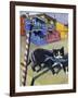 Cat of Burano (Chat de Burano)-Isy Ochoa-Framed Giclee Print