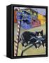 Cat of Burano (Chat de Burano)-Isy Ochoa-Framed Stretched Canvas