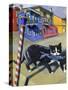 Cat of Burano (Chat de Burano)-Isy Ochoa-Stretched Canvas