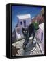 Cat of Greece (Chat de Grece)-Isy Ochoa-Framed Stretched Canvas