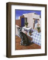 Cat of Morocco (Chat Du Maroc)-Isy Ochoa-Framed Giclee Print