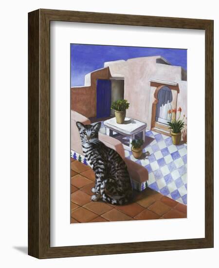 Cat of Morocco (Chat Du Maroc)-Isy Ochoa-Framed Giclee Print