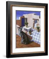 Cat of Morocco (Chat Du Maroc)-Isy Ochoa-Framed Giclee Print