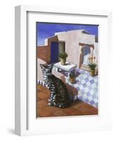 Cat of Morocco (Chat Du Maroc)-Isy Ochoa-Framed Giclee Print