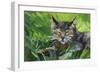 Cat Oil Painting.-Anna Pismenskova-Framed Photographic Print