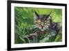 Cat Oil Painting.-Anna Pismenskova-Framed Photographic Print