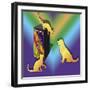 Cat On A Box-Art Deco Designs-Framed Giclee Print