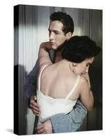 Cat on a Hot Tin Roof 1958 Directed by Richard Brooks Elizabeth Taylor and Paul Newman-null-Stretched Canvas