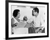 CAT ON A HOT TIN ROOF, 1958 directed by RICHARD BROOKS On the set, Elizabeth Taylor and Paul Newman-null-Framed Photo