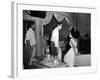 CAT ON A HOT TIN ROOF, 1958 directed by RICHARD BROOKS On the set, Richard Brooks (left) Paul Newma-null-Framed Photo