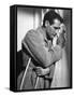 CAT ON A HOT TIN ROOF, 1958 directed by RICHARD BROOKS Paul Newman (b/w photo)-null-Framed Stretched Canvas