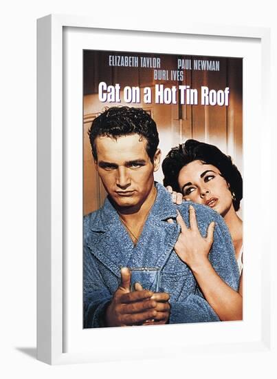 Cat on a Hot Tin Roof, 1958-null-Framed Art Print