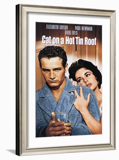 Cat on a Hot Tin Roof, 1958-null-Framed Art Print