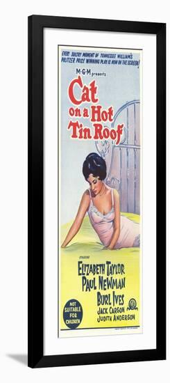 Cat on a Hot Tin Roof, 1958-null-Framed Art Print