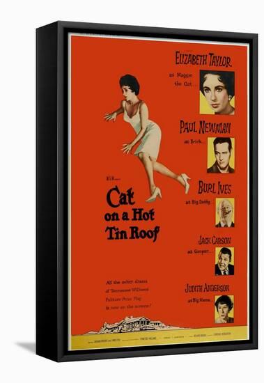 Cat on a Hot Tin Roof, 1958-null-Framed Stretched Canvas