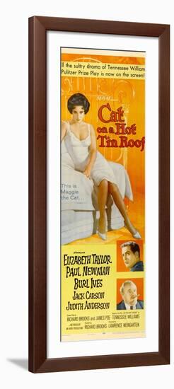 Cat on a Hot Tin Roof, 1958-null-Framed Premium Giclee Print