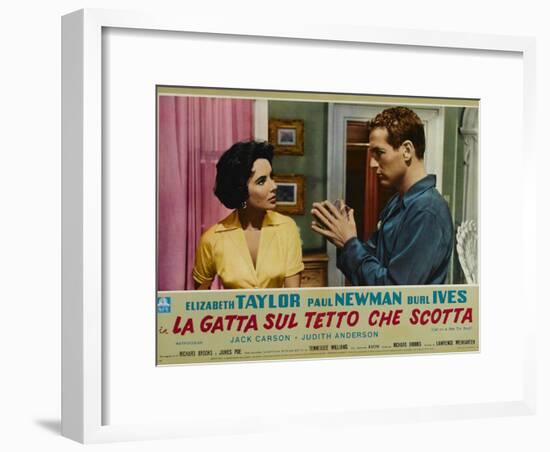 Cat on a Hot Tin Roof, 1958-null-Framed Art Print