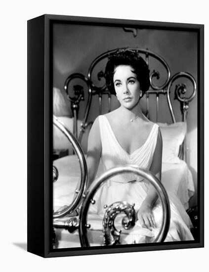 Cat on a Hot Tin Roof, Elizabeth Taylor, 1958-null-Framed Stretched Canvas