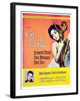 Cat on a Hot Tin Roof, Elizabeth Taylor, Paul Newman, 1958-null-Framed Photo