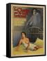 Cat on a Hot Tin Roof, French Movie Poster, 1958-null-Framed Stretched Canvas