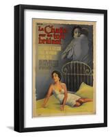 Cat on a Hot Tin Roof, French Movie Poster, 1958-null-Framed Art Print