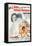 Cat on a Hot Tin Roof, German Movie Poster, 1958-null-Framed Stretched Canvas