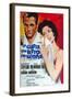 Cat on a Hot Tin Roof, Italian Movie Poster, 1958-null-Framed Art Print