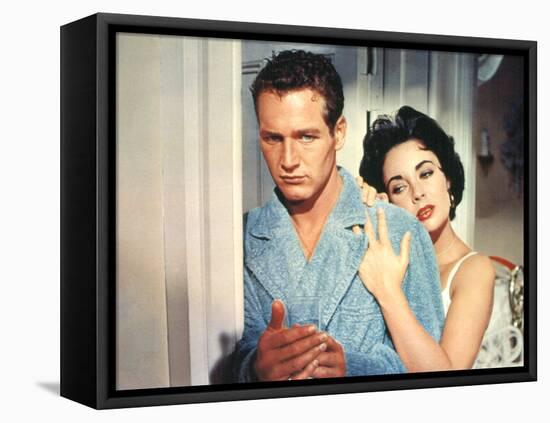 Cat on a Hot Tin Roof, Paul Newman, Elizabeth Taylor, 1958-null-Framed Stretched Canvas