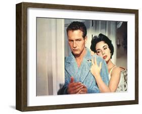 Cat on a Hot Tin Roof, Paul Newman, Elizabeth Taylor, 1958-null-Framed Photo