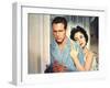 Cat on a Hot Tin Roof, Paul Newman, Elizabeth Taylor, 1958-null-Framed Photo