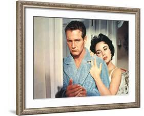 Cat on a Hot Tin Roof, Paul Newman, Elizabeth Taylor, 1958-null-Framed Photo