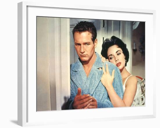 Cat on a Hot Tin Roof, Paul Newman, Elizabeth Taylor, 1958-null-Framed Photo