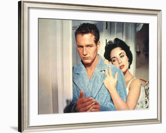 Cat on a Hot Tin Roof, Paul Newman, Elizabeth Taylor, 1958-null-Framed Photo