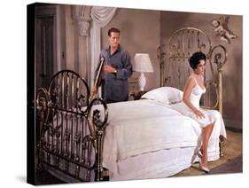 Cat on a Hot Tin Roof, Paul Newman, Elizabeth Taylor, 1958-null-Stretched Canvas