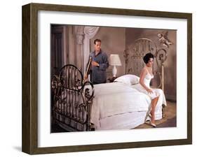 Cat on a Hot Tin Roof, Paul Newman, Elizabeth Taylor, 1958-null-Framed Photo