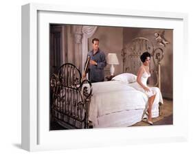 Cat on a Hot Tin Roof, Paul Newman, Elizabeth Taylor, 1958-null-Framed Photo