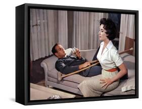 Cat on a Hot Tin Roof, Paul Newman, Elizabeth Taylor, 1958-null-Framed Stretched Canvas
