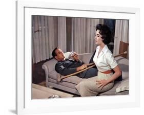 Cat on a Hot Tin Roof, Paul Newman, Elizabeth Taylor, 1958-null-Framed Photo