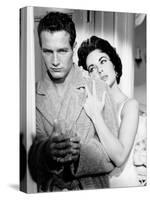 Cat on a Hot Tin Roof, Paul Newman, Elizabeth Taylor, 1958-null-Stretched Canvas